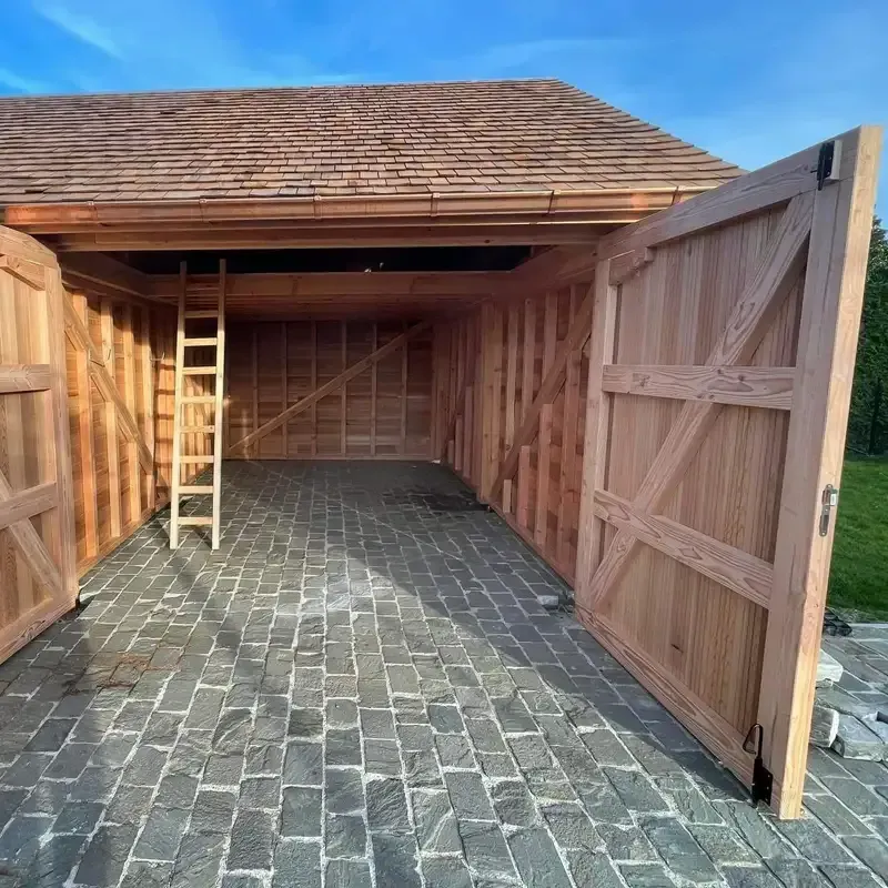 pose-porte-garage-bois-namur